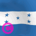 honduras country flag elgato streamdeck and Loupedeck animated GIF icons key button background wallpaper